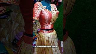 Trendy Blouse Designs For South Indian Lehengas