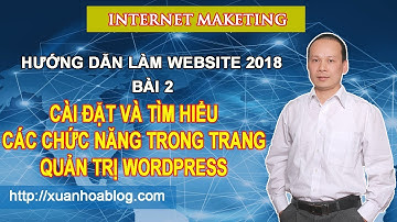 [Phần 2] Hướng Dẫn Tạo Website Bằng WordpressTừ A Đến Z | Tìm Hiểu Và Cài Đặt Các Chức Năng Cơ Bản