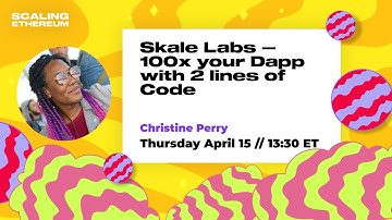 Skale Labs 🛠100x Your Dapp with 2 Lines of Code