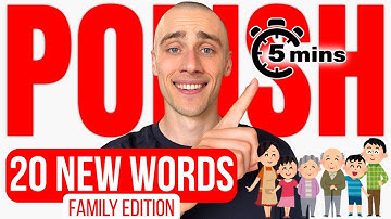 5 min to Learn 20 NEW POLISH Words 🇵🇱 (FAMILY EDITION) | Visual Learning | Comprehensible Input