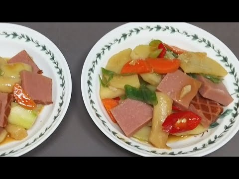 햄 감자조림 만들기, 절약밥상21회 오늘은 1,800원으로 맛있는 식사를 만들어 보았습니다