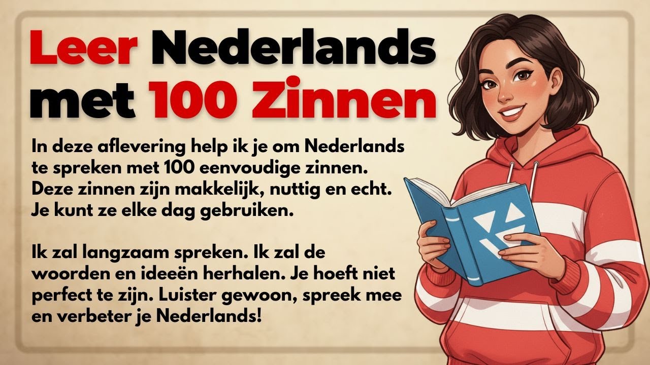 100 Nederlandse zinnen voor het dagelijks leven (A1–A2)