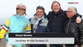 Vincent Martens, entraîneur de Fifty Five Bond (13/05 à Paris-Vincennes)