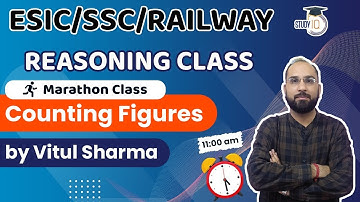 Reasoning Class for ESIC /SSC / RAILWAY Exam | Counting Figures | Marathon Class | By Vitul Sir