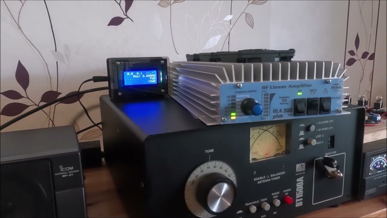 Test Endstufe: RM HLA-300V Plus (1,5 - 30 MHz) - HF Endstufe mit Ventilator für QRP-Transceiver! ;)