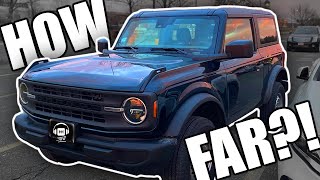 Ford Bronco 2.3L Manual: Highway Gas Mileage Champion?