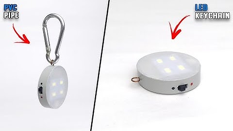 How To Make Rechargeable LED Keychain Light At Home