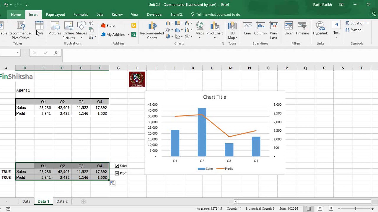 Excel for Managers 2 UNIT 2.10 - YouTube