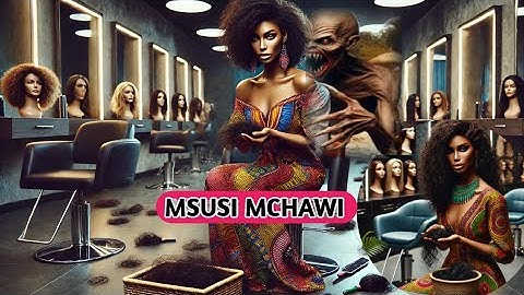 ANAKUSANYA NYWELE ZA WATEJA KUFANYIA MATAMBIKO. MSUSI MCHAWI. Usiache kutazama. #tanzaniatales