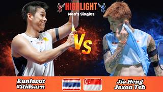 Men's Singles | Kunlavut Vitidsarn (THA) vs Jia Heng Jason Teh (SGP) |💥| Badminton 2026
