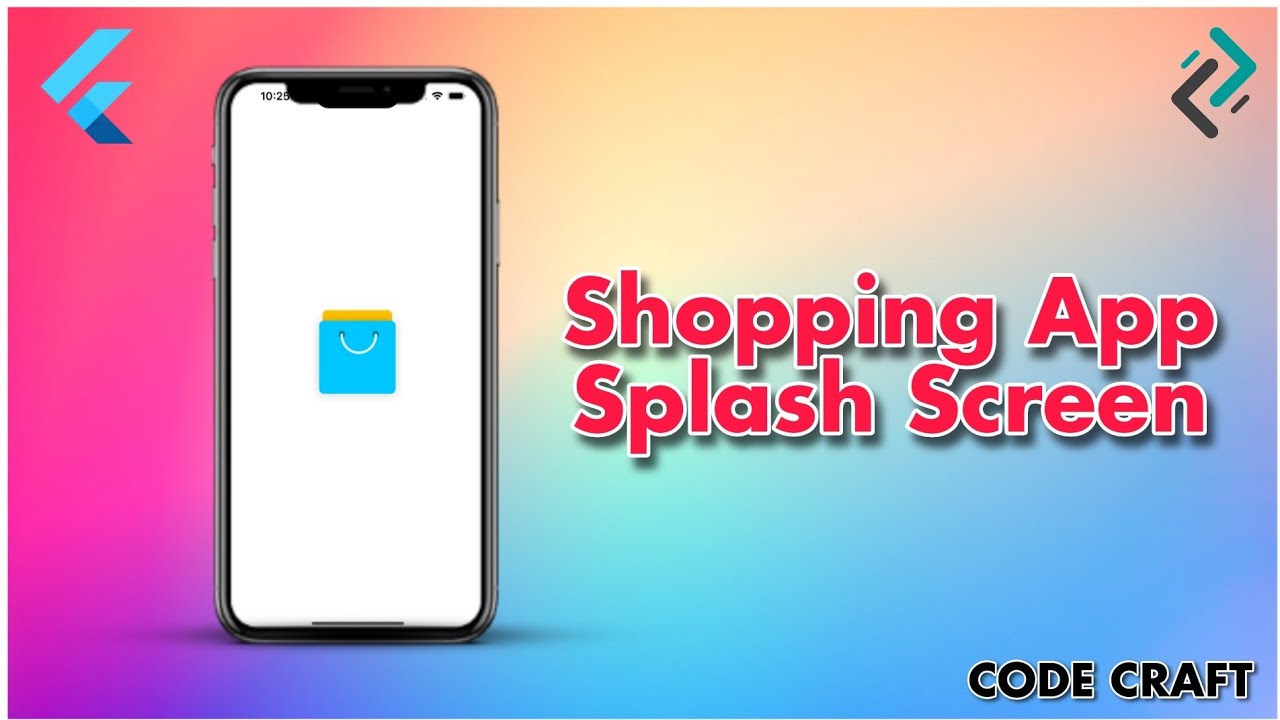 Part - 1 | Shopping App | Splash Screen | Tutorial in Hindi/Urdu - YouTube