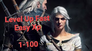 Witcher 3 How to level up easy 1100(2023)