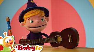 Odd One Out Challenge 🎸 🥁  Guitar, Drum, Or Spoon? | Videos For Toddlers @Babytv