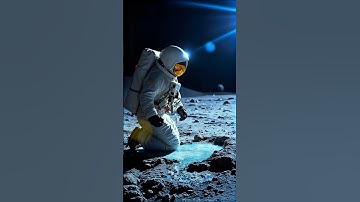 Uncover Hidden Lunar Ice in the Shadows of the Moon ❄️🌕🚀 #shorts