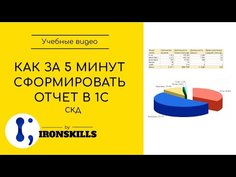 Как за 5 минут сформировать отчет в 1С. Способ № 2 (СКД)