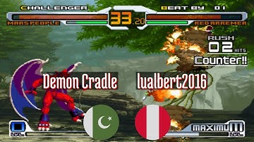 FT5 @svcsplus: Demon Cradle (PK) vs lualbert2016 (PE) [SNK vs Capcom svc Fightcade] Jan 16