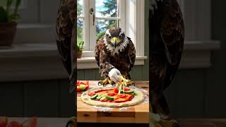 Siparişiniz Havadan Geliyor! Pizzacı Şahin İş Başında 🍕🦅