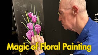 Oil Painting Lesson. How to paint Tulips