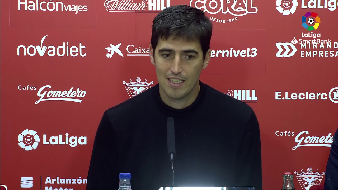Rueda de prensa de Andoni Iraola tras el CD Mirandés vs AD Alcorcón (2 ...