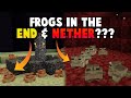 Nether Frogs, End Frogs & Tadpoles + Axolotl = Doom