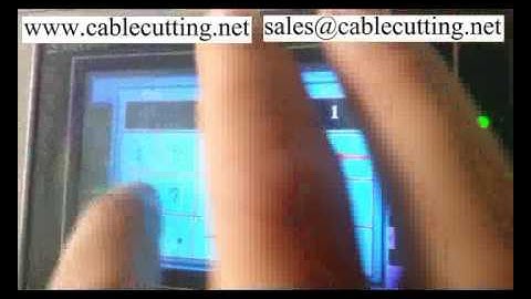 Coaxial Stripper Machine English Operating video WPM-28