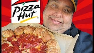 Pizza Hut® Stuffed Garlic Knots Pizza REVIEW!!