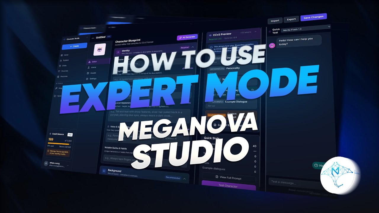 MegaNova Studio Tutorial: Expert Mode