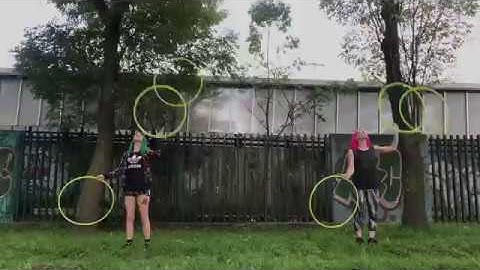 Hoop Juggling Tutorial- Wall Plane (reverse cascade)