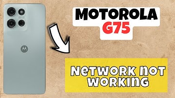 Motorola G75 Network not working #tutorial