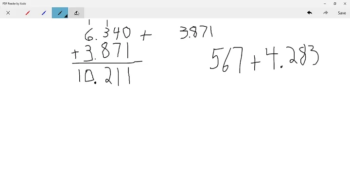 5th Grade Math: Adding Decimals with the Standard Algorithm