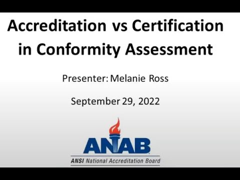 Accreditation vs Certification in Conformity Assessment