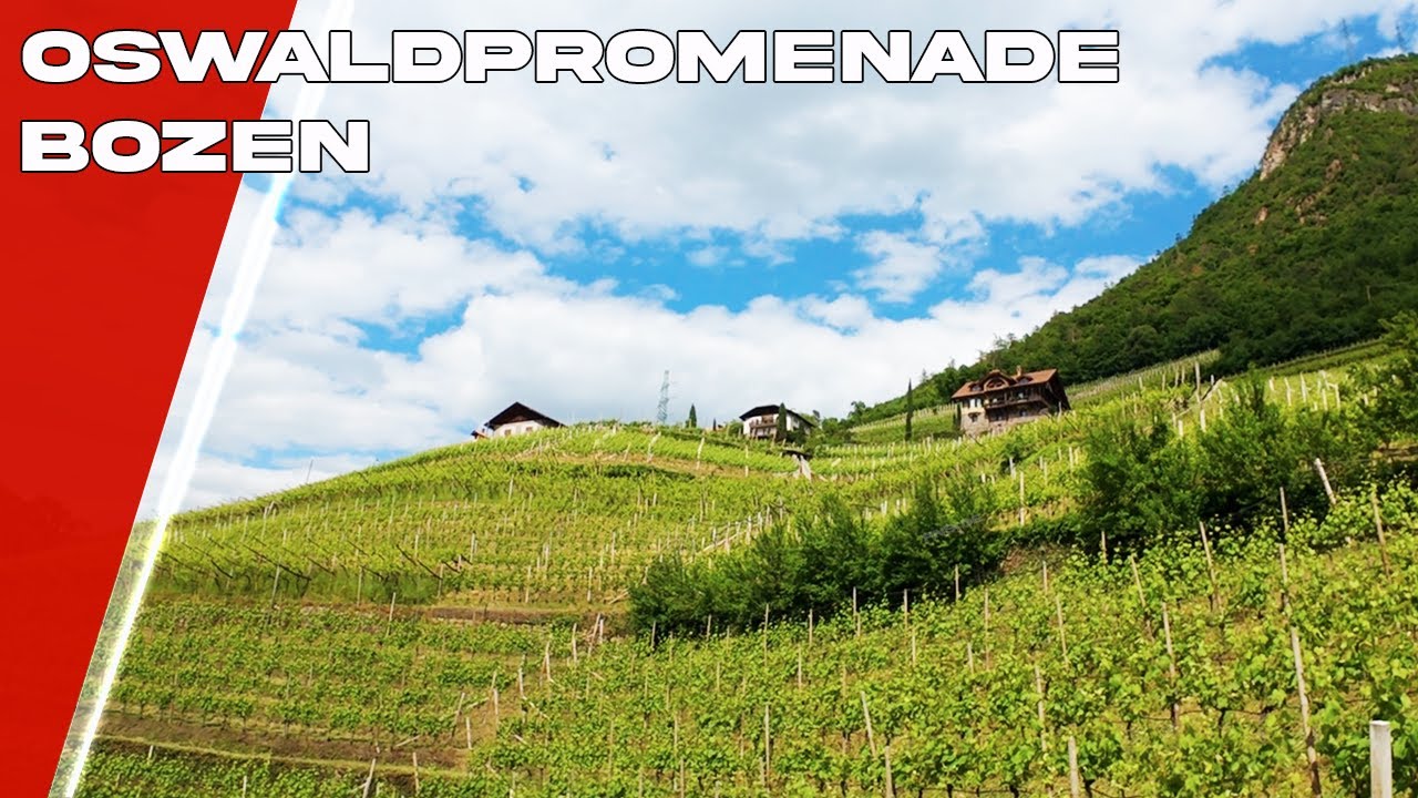 Bozen von oben: Spaziergang auf der Oswaldpromenade mit atemberaubender Aussicht