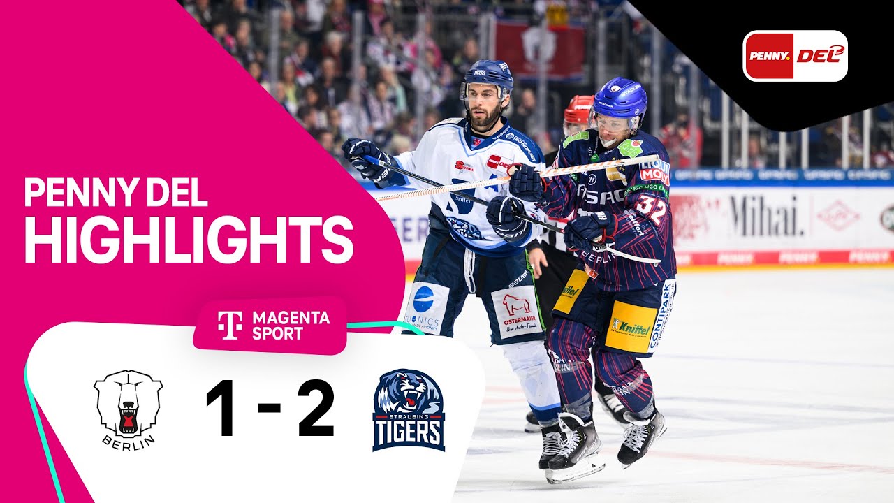 Eisbären Berlin - Straubing Tigers Highlights PENNY DEL 22/23