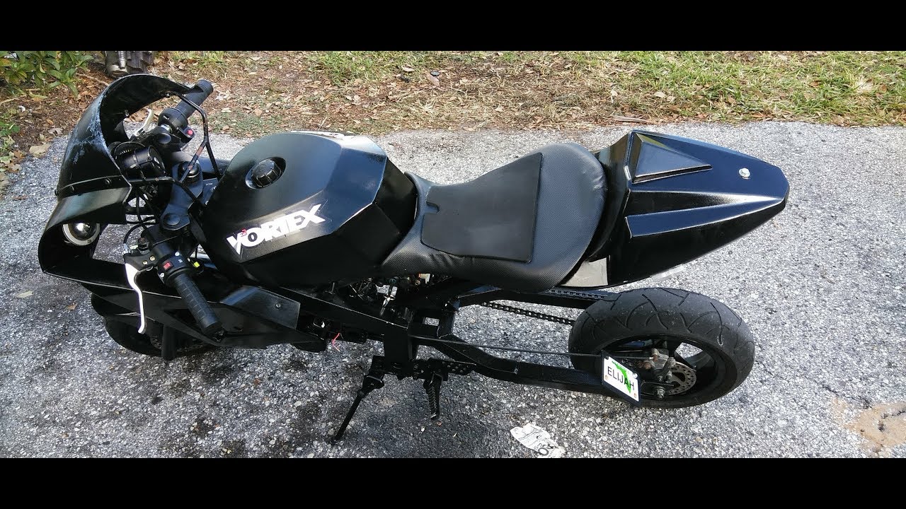 Pocket Bike Completely Rebuilt And Modified - YouTube