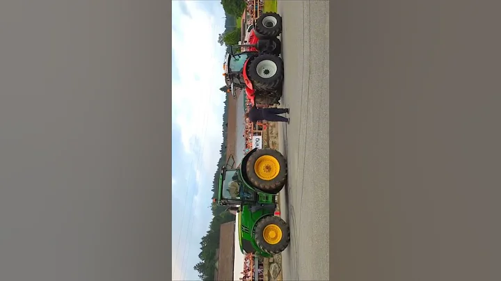 the tug race of #johndeere vs #steyr  #shorts 😎😎😎