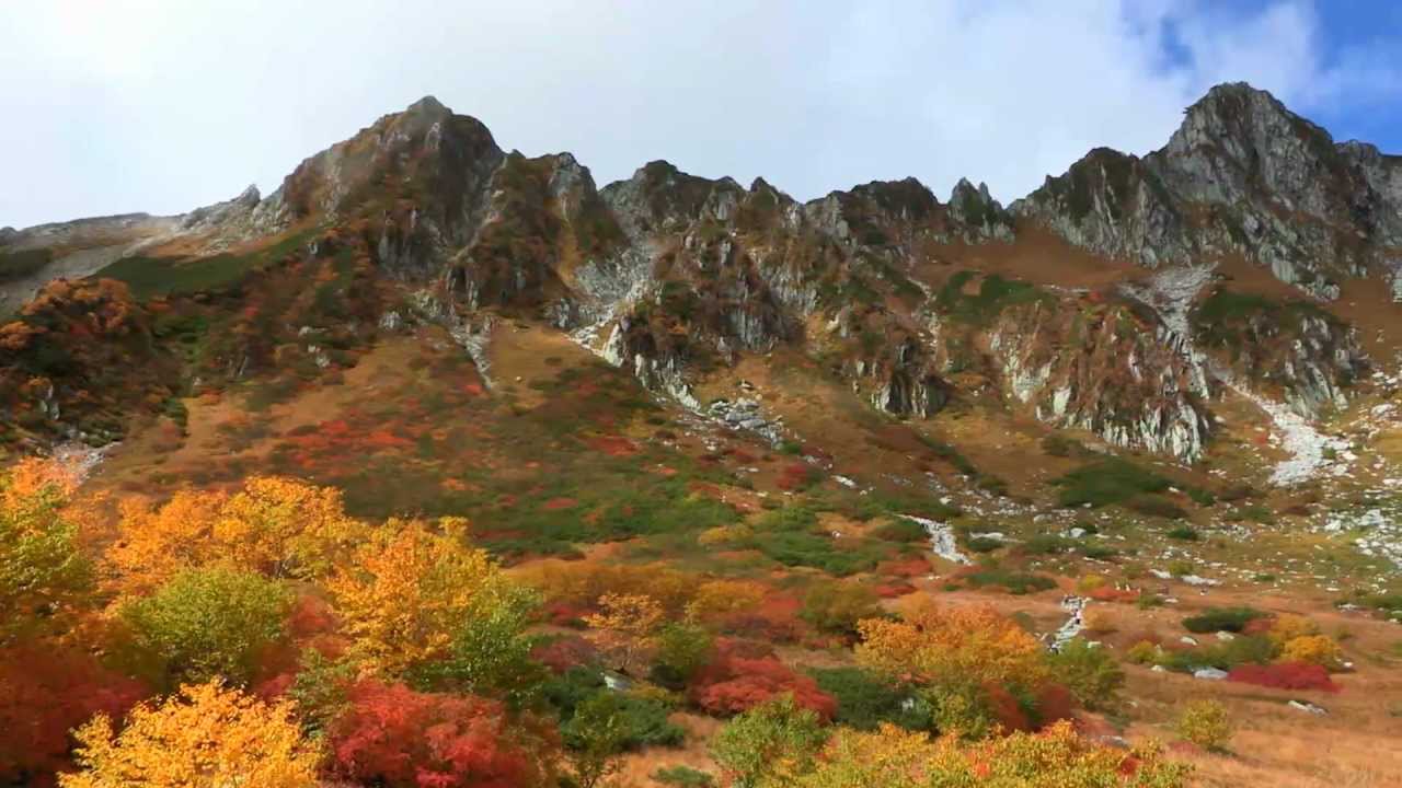 雄大な自然と紅葉が美しい 中央アルプス 千畳敷カール 長野県駒ヶ根市 心残景色