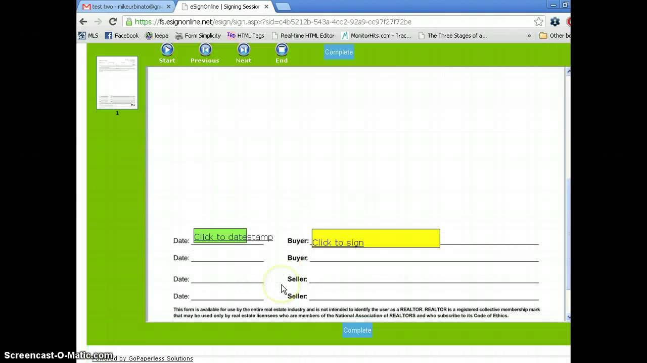 how to use esign by formssimplicty to sign a document youtube form simplicity esign
