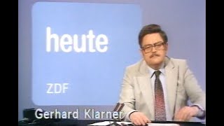 ZDF 03.05.1979 -  heute Nachrichten 17 Uhr mit Gerhard Klarner (u.a. Kernenergie-Ausbau)