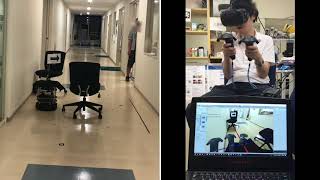 治安の悪い廊下を遠隔操作ロボットで突破してみた(VR)：Telexistence with TurtleBot2
