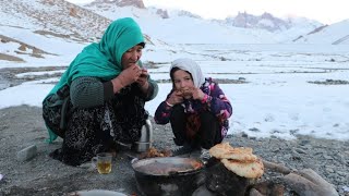 Cooking in the Coldest Weather of Village| Village life in Afghanistan
