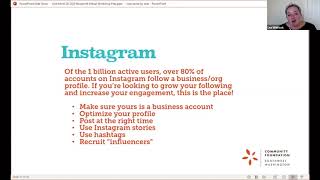 Give More 24! Nonprofit Workshop - Building Community Online