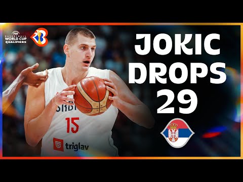 Nikola JOKIC's 🇷🇸 Full Highlights | 29 POINTS | #FIBAWC 2023 Qualifiers