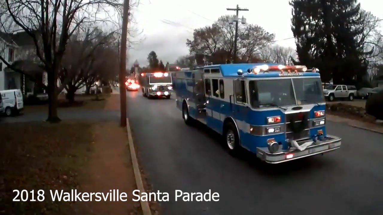 2018 Walkersville Santa Parade YouTube