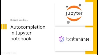 Tabnine for Jupyter Notebook Autocompletion