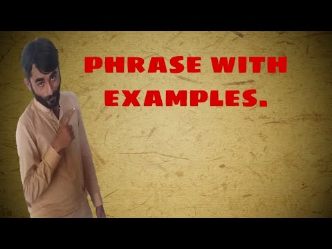 phrase with examples . - YouTube