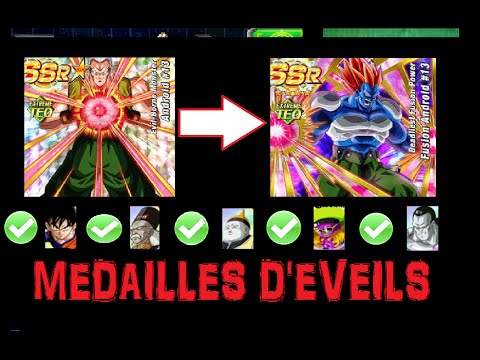 DOKKAN BATTLE - MEDAILLES D'EVEIL C-13 + EXPLICATIONS