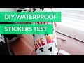 How To Make Waterproof Stickers Cricut