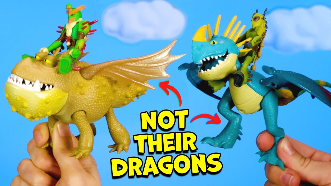 Dragon Trainers Get New Dragons! 😂 How To Train Your Dragon Hand Play Stories - Dragons Toys