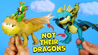 Dragon Trainers Get New Dragons!  How To Train Your Dragon Hand Play Stories - Dragons Toys