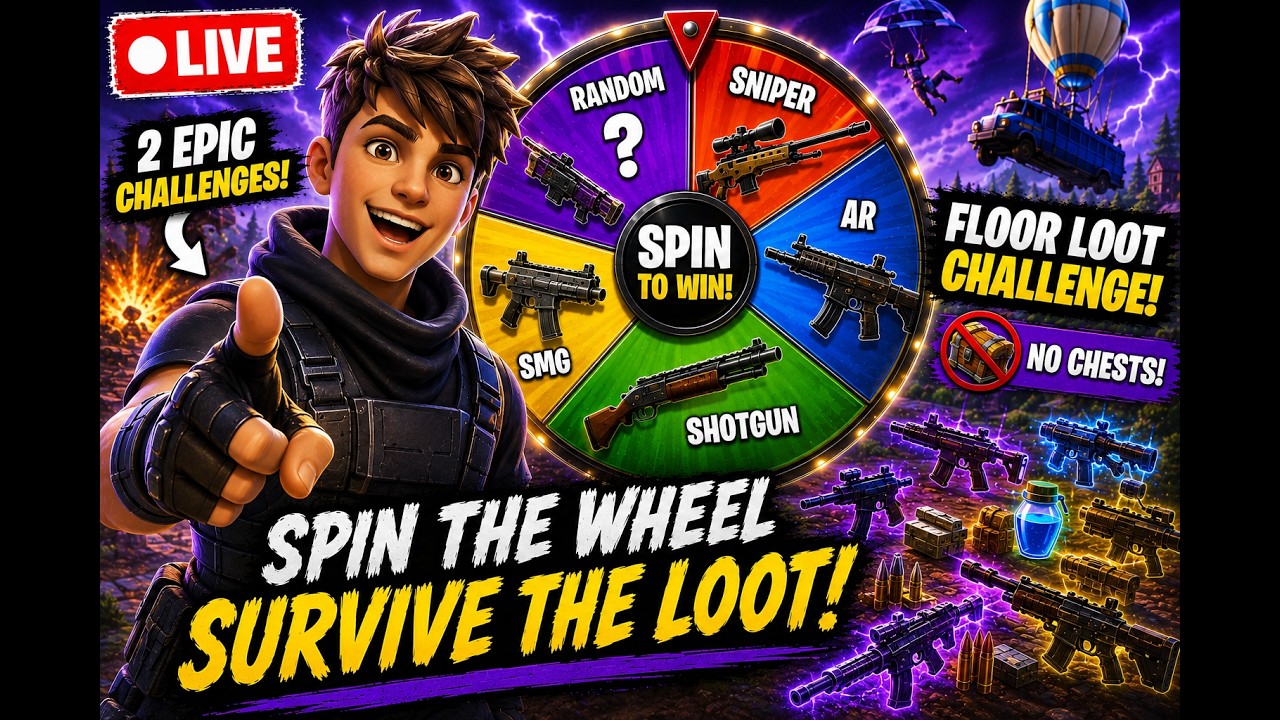 I Let a Wheel Decide My Fortnite Loadout… It Got BAD